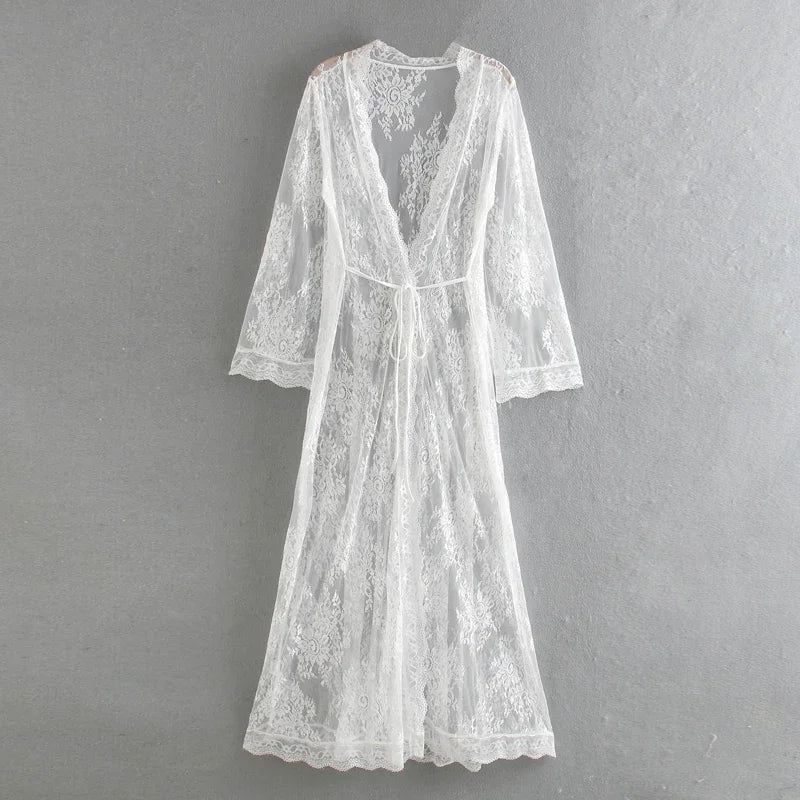 Kimono Bohème Dentelle Chic