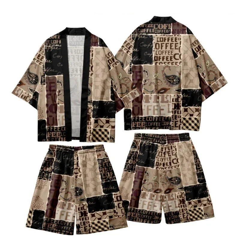 MiHaori : Set Cosplay Japonais Streetwear 3 Pièces
