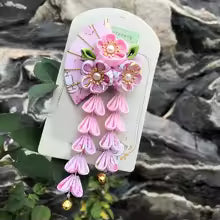 Kimono Japonais en Tissu à Fleurs, Éventail Pliant, Accessoires de Cheveux pour Enfants, réinitialisation, Gland, Sauna, Vêtements de Coiffure, Cordon
