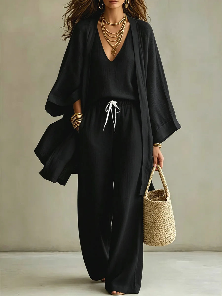 Ensemble 3 Pièces Été Chic Femme