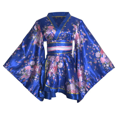 Nouveau Kimono court Style japonais imprimé Yukata amélioré vêtements de Performance sur scène
