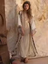 Robe Kimono Bohème Chic Imprimée