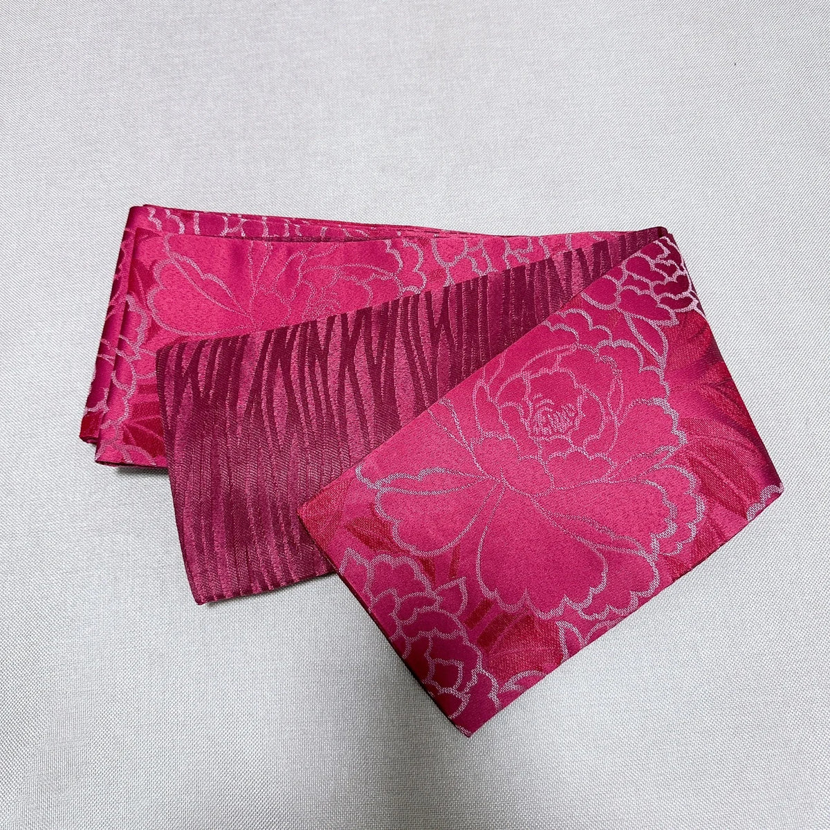 Ceinture Yukata réglable – Hanhaba Obi double face avec poches, ceinture étroite pour tenues d'été japonaises