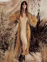 Robe Kimono Bohème Chic Imprimée