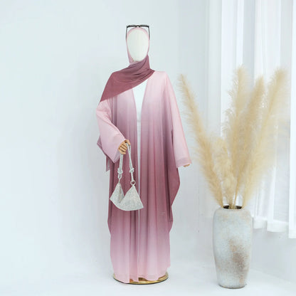 Abaya Cardigan Long Scintillant Dubaï Chic