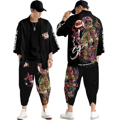 Pantalon Kimono Homme Imprimé Astronome