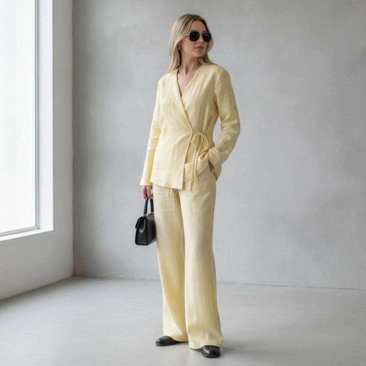 Ensemble Kimono & Pantalon Large Femme Chic & Confortable