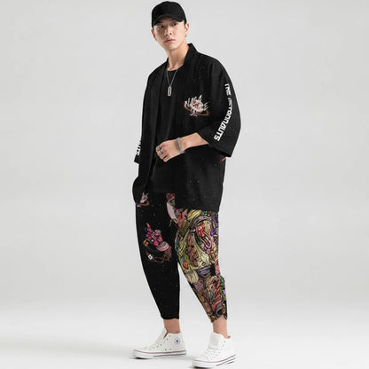 Pantalon Kimono Homme Imprimé Astronome