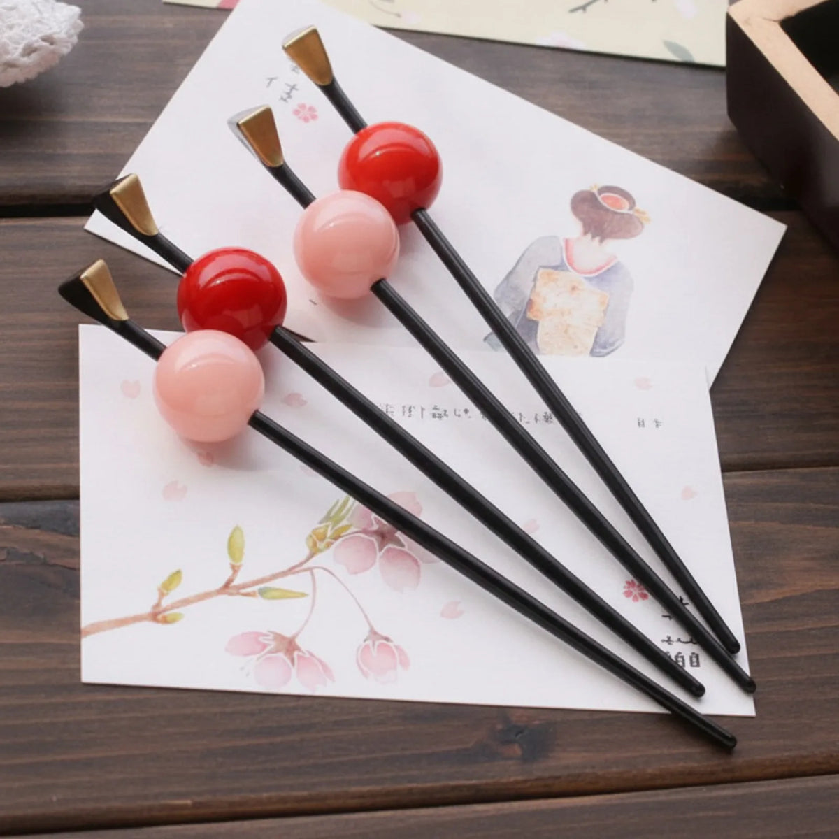 Épingle Kanzashi Japonaise Geisha Oiran