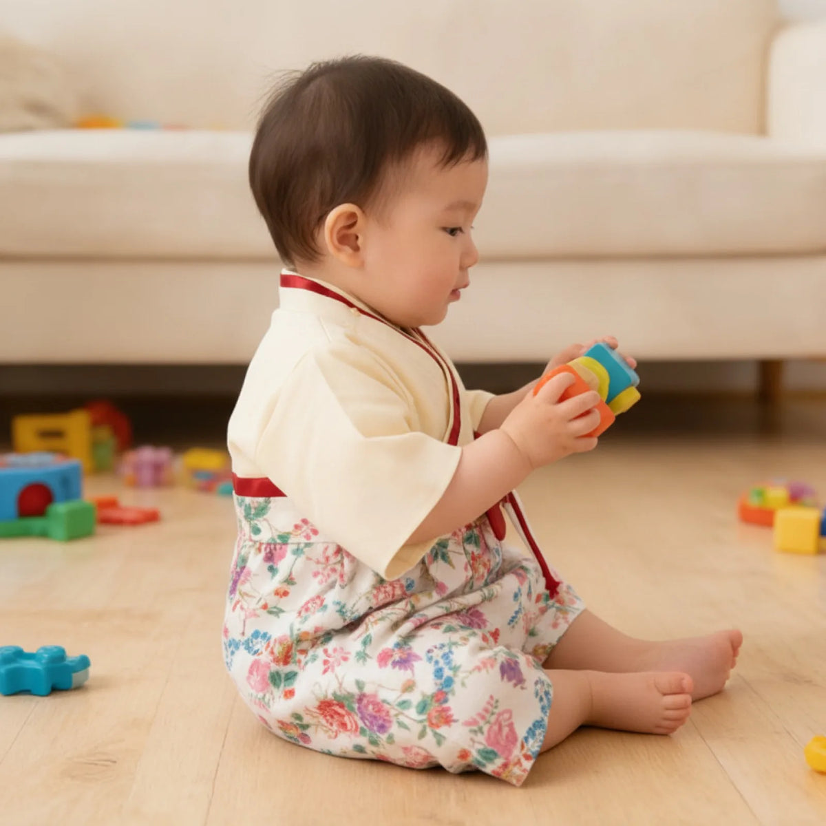 Kimono Bébé Traditionnel Japonais Doux