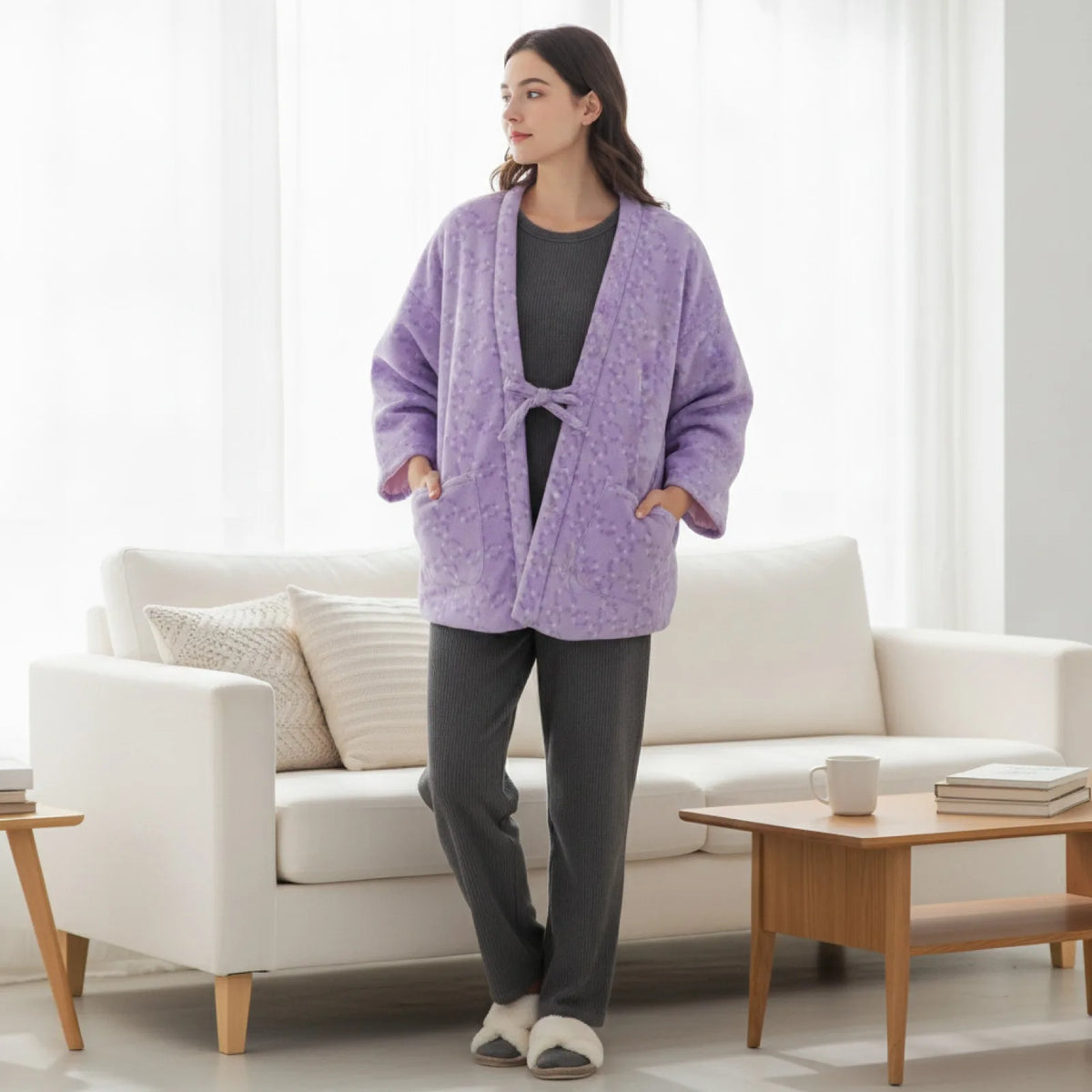 Veste Hanten Coton Matelassé - Confort Japonais