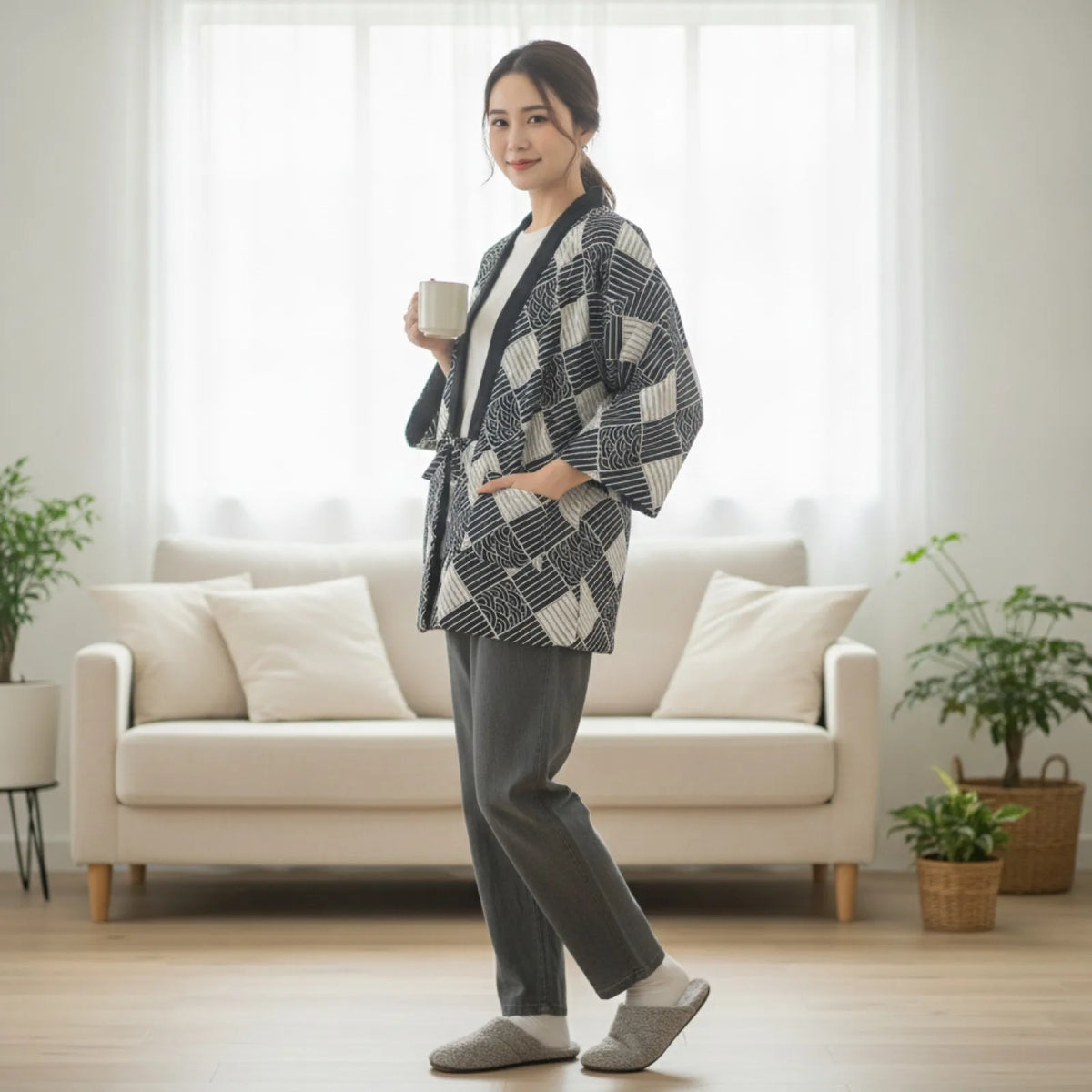 Veste Hanten Matelassée : Confort & Style Asiatique