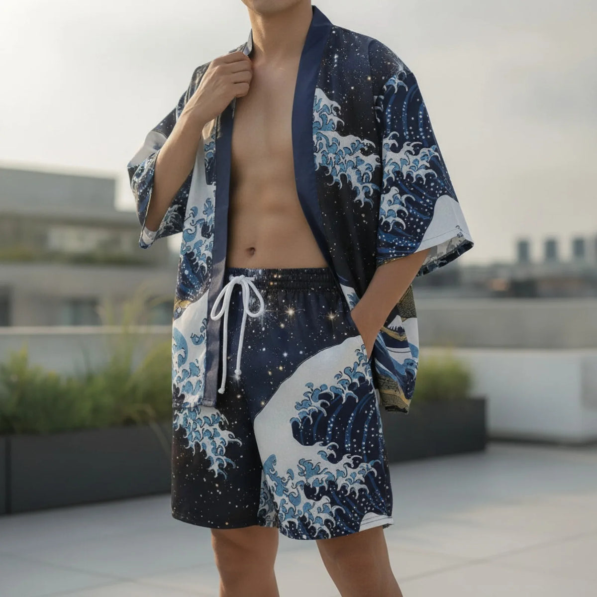 MiHaori : Set Cosplay Japonais Streetwear 3 Pièces