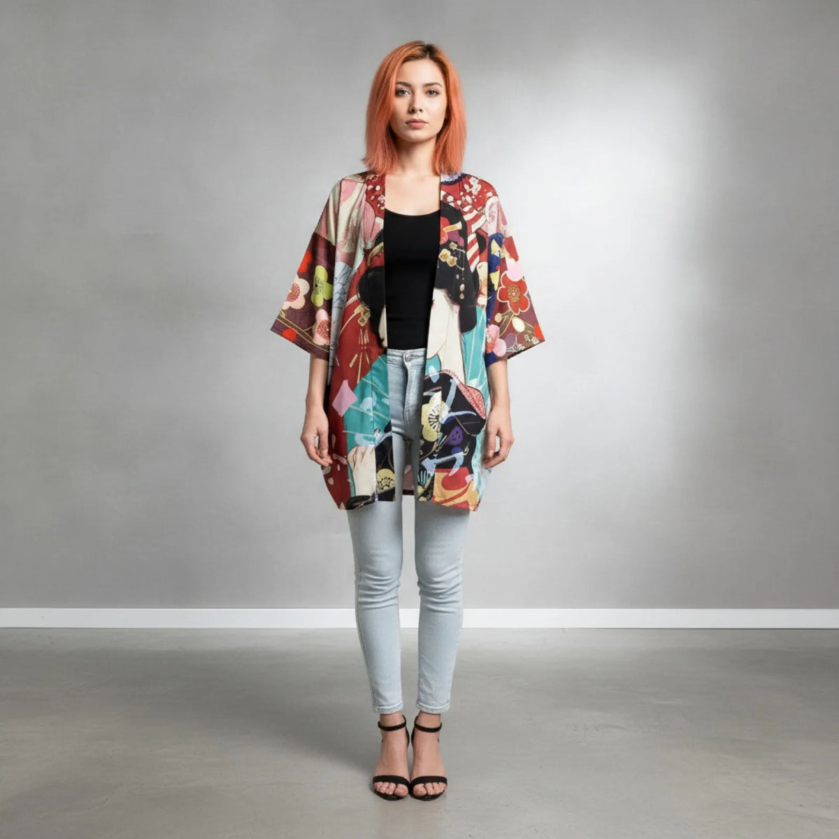 Kimono Haori Femme : Style Japonais Streetwear