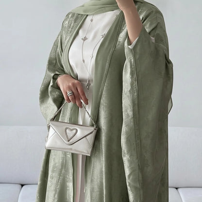 Abaya Kimono Satin Brillant Luxe