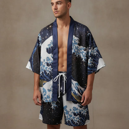MiHaori : Set Cosplay Japonais Streetwear 3 Pièces