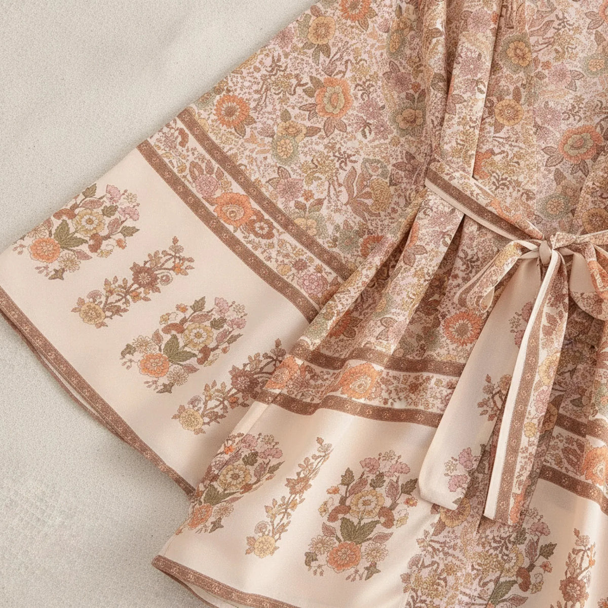 Kimono Bohème Fleuri - Chic & Léger