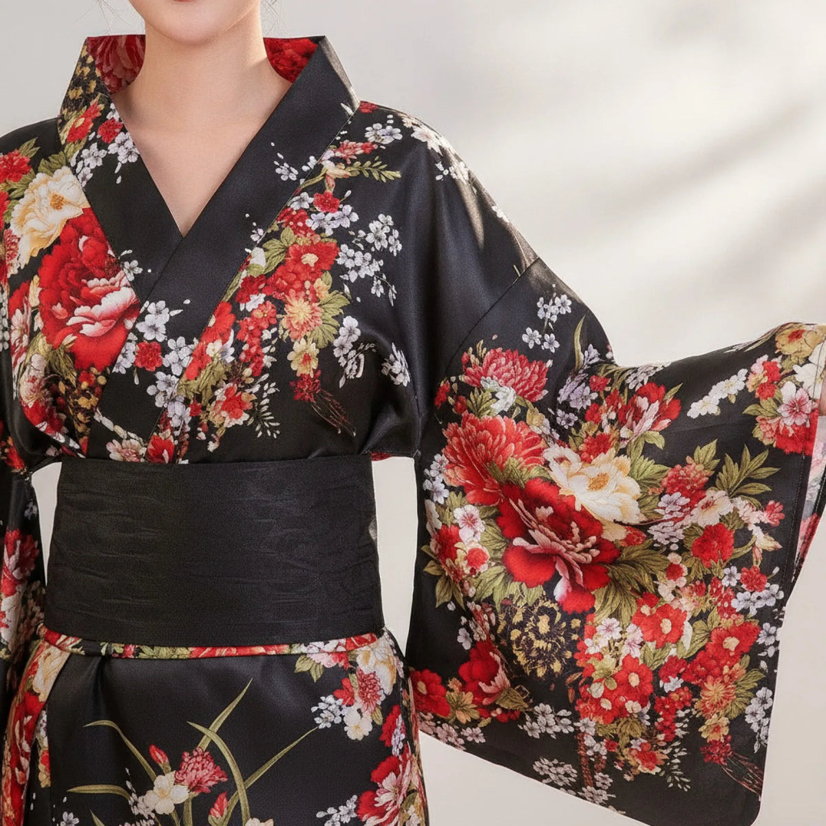 Kimono Japonais Sakura Élégance Asiatique