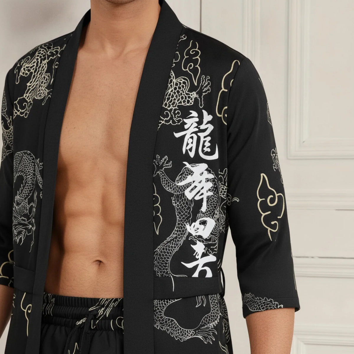 Ensemble Kimono & Short Dragon Dance Homme
