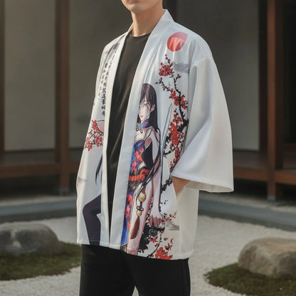 Kimono Samouraï Unisexe Streetwear Japonais