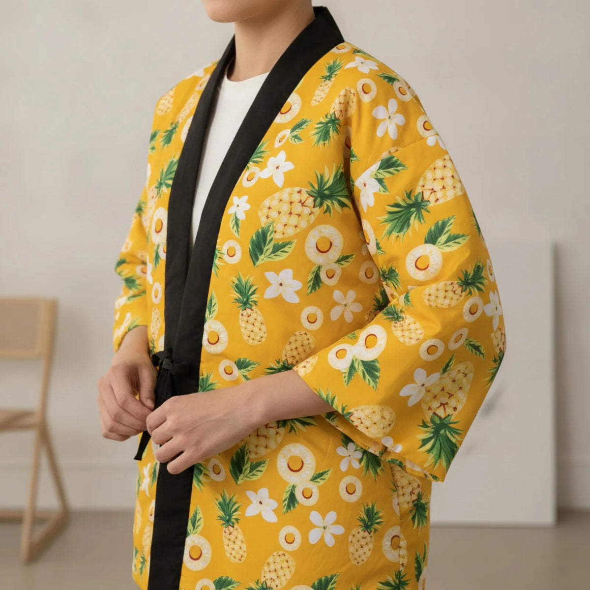 Veste Hanten Coton Matelassé - Style Japonais Unisexe