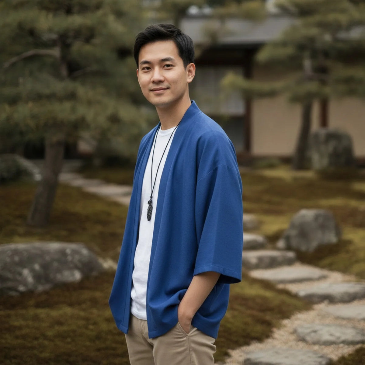Cardigan Kimono Léger Unisexe