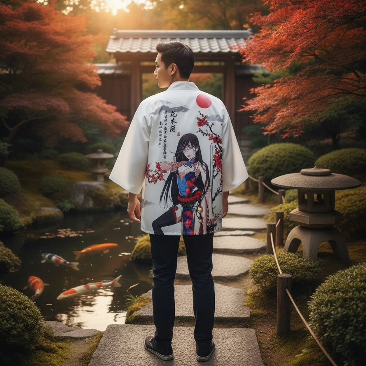 Kimono Samouraï Unisexe Streetwear Japonais
