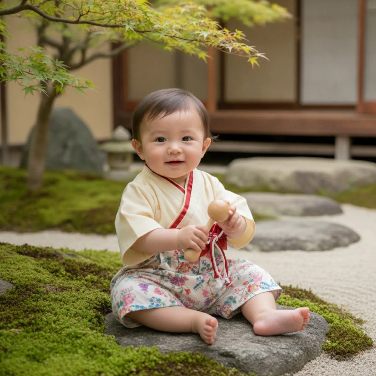 Kimono Bébé Traditionnel Japonais Doux