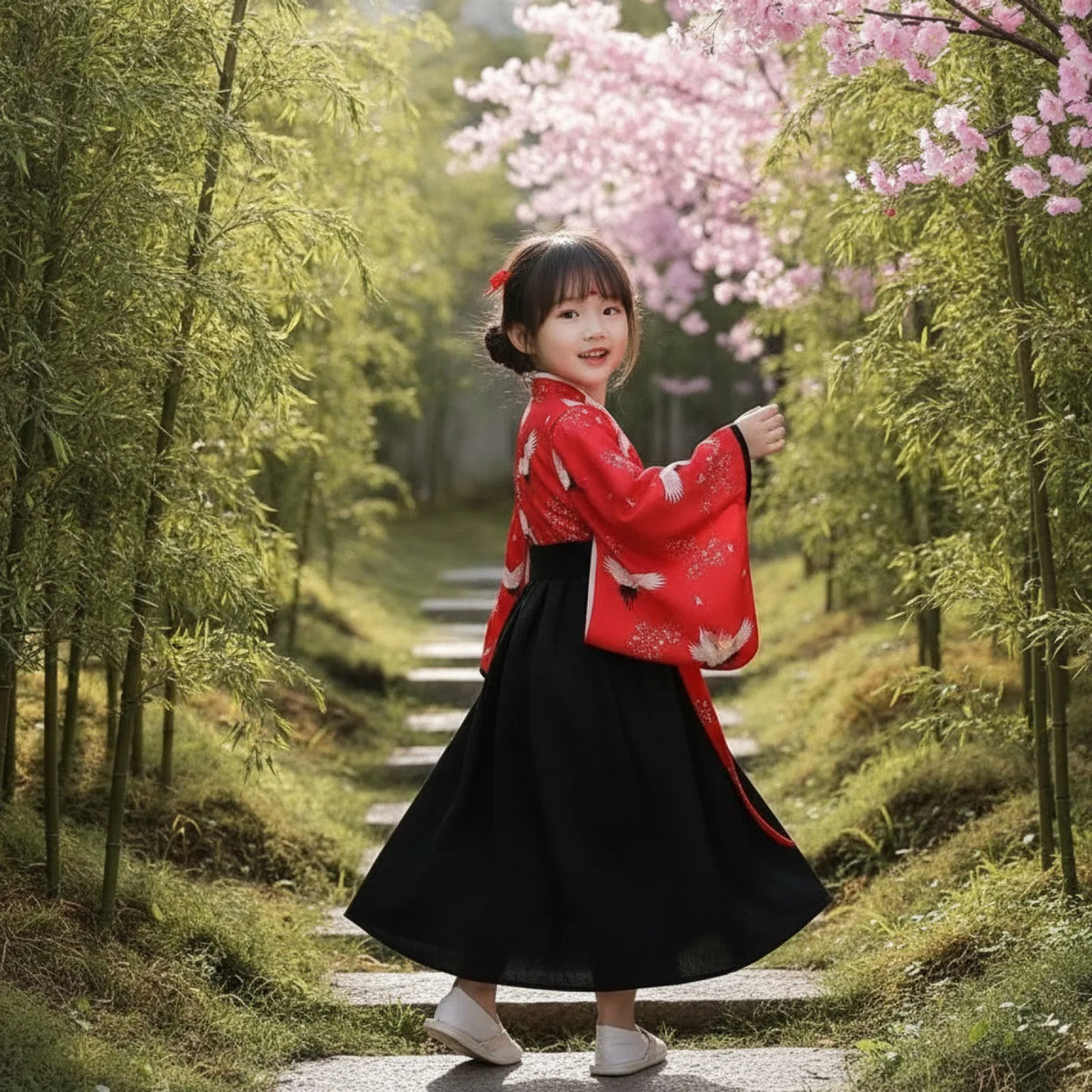 Kimono Bébé Fille : Élégance Japonaise Brodé