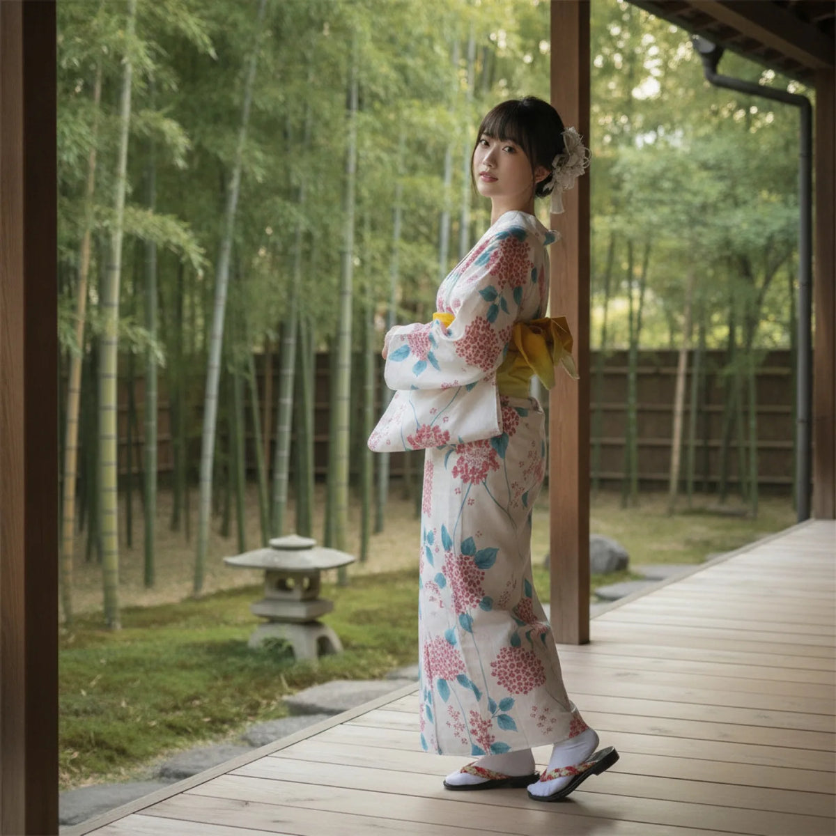 Robe Yukata Déesse pour Photoshoot & Cosplay