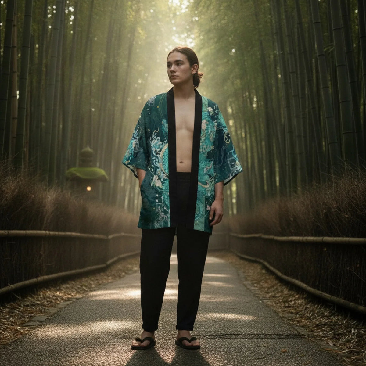 Kimono Dragon Japonais Unisexe Harajuku