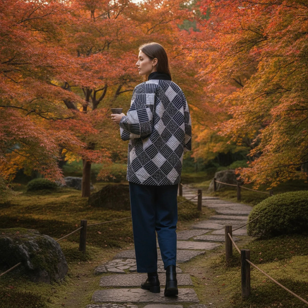 Veste Hanten Matelassée : Confort & Style Asiatique