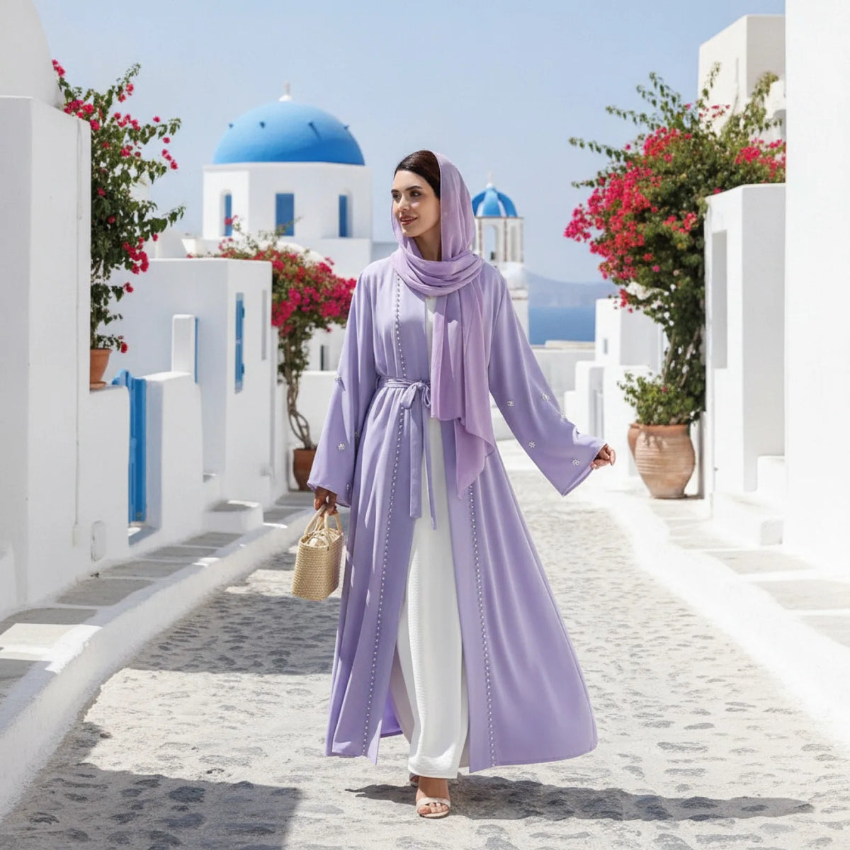 Abaya Kimono Chic : Élégance Moderne Inspirée de Dubaï