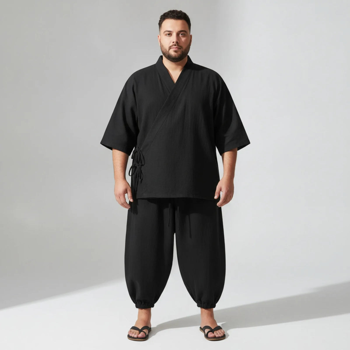 Ensemble Kimono & Pantalon Homme Style Japonais