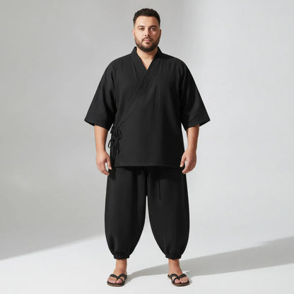 Ensemble Kimono & Pantalon Homme Style Japonais