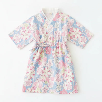 Kimono Yukata Enfant Coton Doux Style Japonais