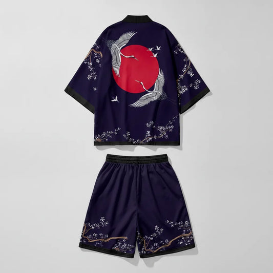 Ensemble Kimono Haori & Short Enfant Style Japonais