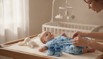 Kimono Bébé Fille Fleur - Barboteuse Style Japonais