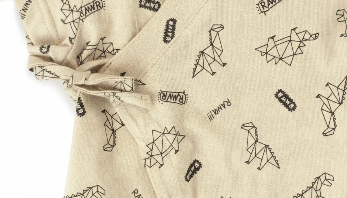 Kimono Bébé Fille Fleur - Barboteuse Style Japonais