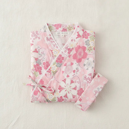 Kimono Yukata Enfant Coton Doux Style Japonais