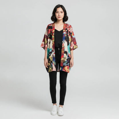 Kimono Haori Femme : Style Japonais Streetwear