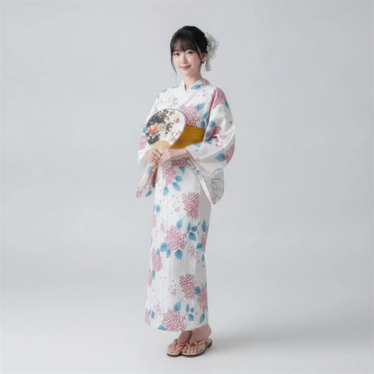 Robe Yukata Améliorée de Style Japonais pour Femmes, Tenue Traditionnelle Japonaise pour Photoshoots de Style Déesse, Photographie et Costume de Cosplay