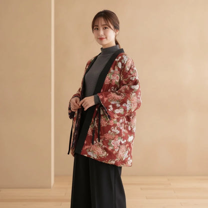 Veste Haori Femme Coton Style Japonais
