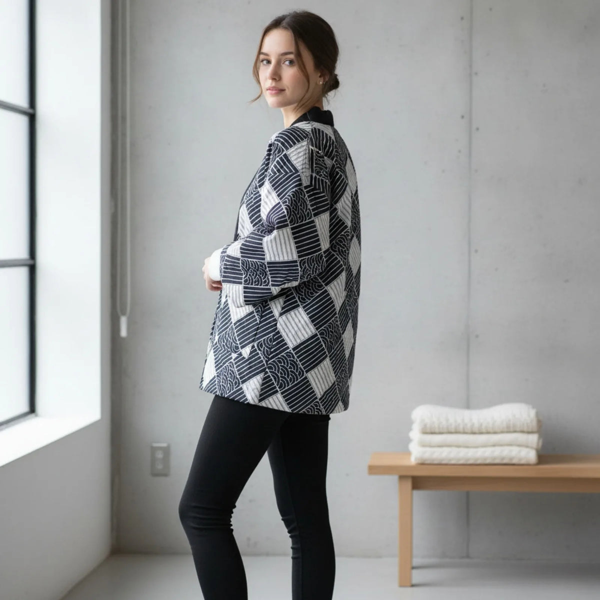 Vestes Hanten Automne-Hiver pour Femmes, Kimono Japonais, Vêtements de Maison, Pyjamas, Haori Matelassé, Manteau en Coton Rembourré, Vêtements Asiatiques