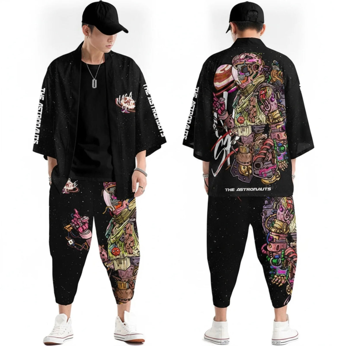 Pantalon Kimono Homme Imprimé Astronome